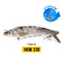 10/14cm Sinking Wobblers Fishing Lures Jointed Crankbait Swimbait 8 Segment Hard Artificial Bait For Fishing Tackle Lure
